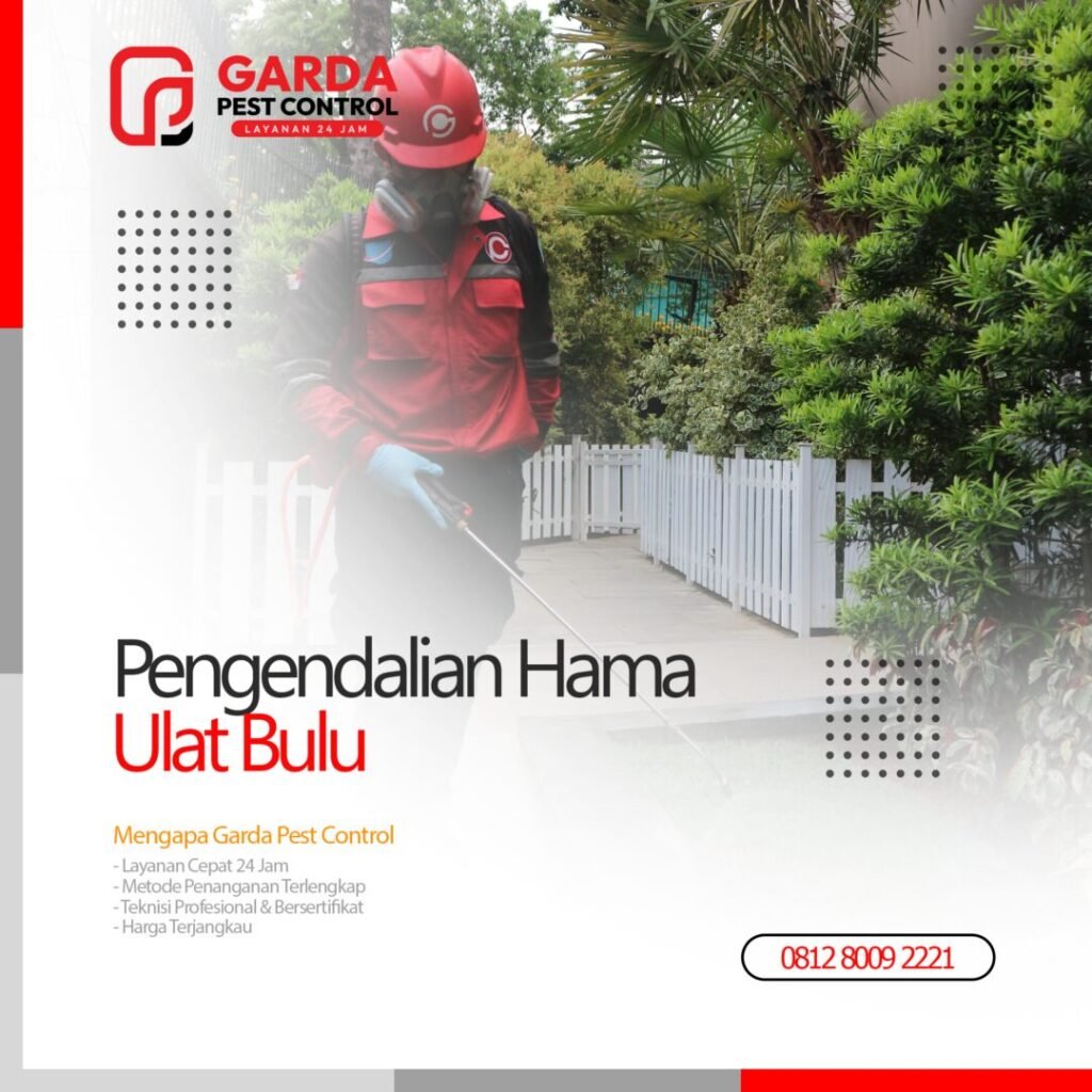 Jasa Pembasmi Ulat Bulu Terdekat di Bandung Garda Pest Control