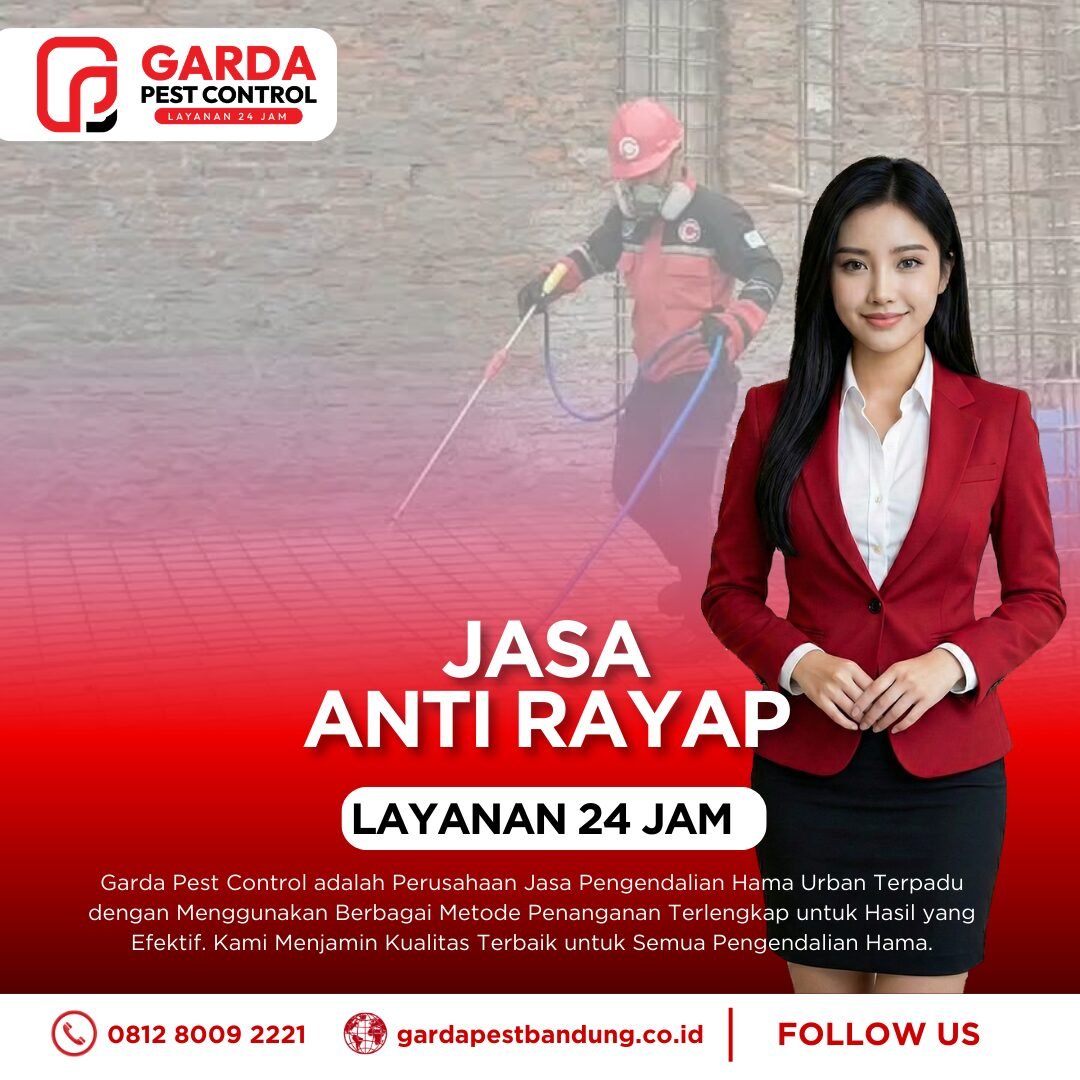 Jasa Anti Rayap di Bandung Harga Termurah Bergaransi