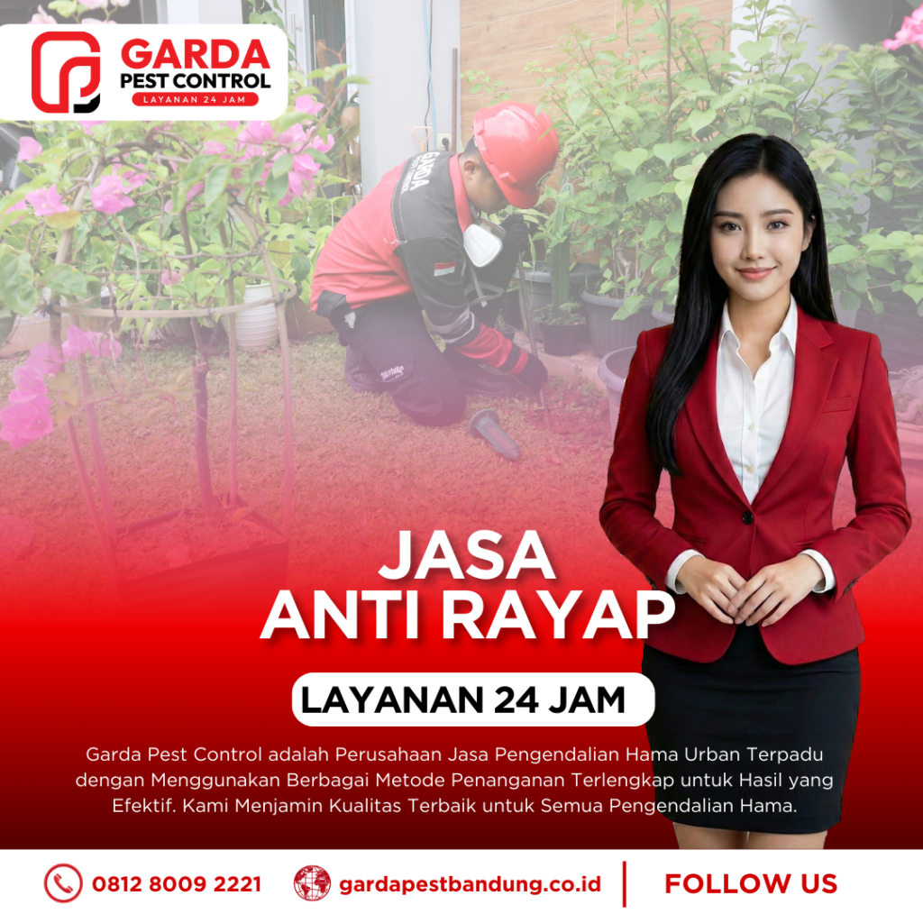 Jasa Pembasmi Rayap Terkemuka di Bandung Gratis Pengecekan