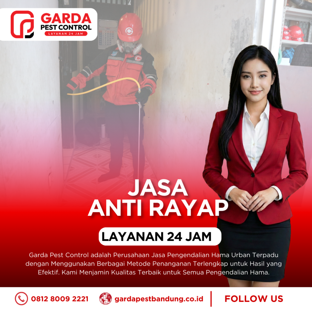Jasa Pembasmi Rayap Terkemuka di Bandung Gratis Pengecekan