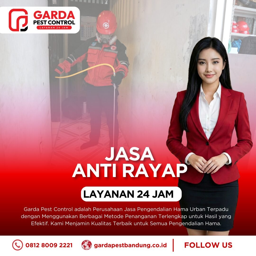 Jasa Pembasmi Rayap Terkemuka di Bandung Gratis Pengecekan