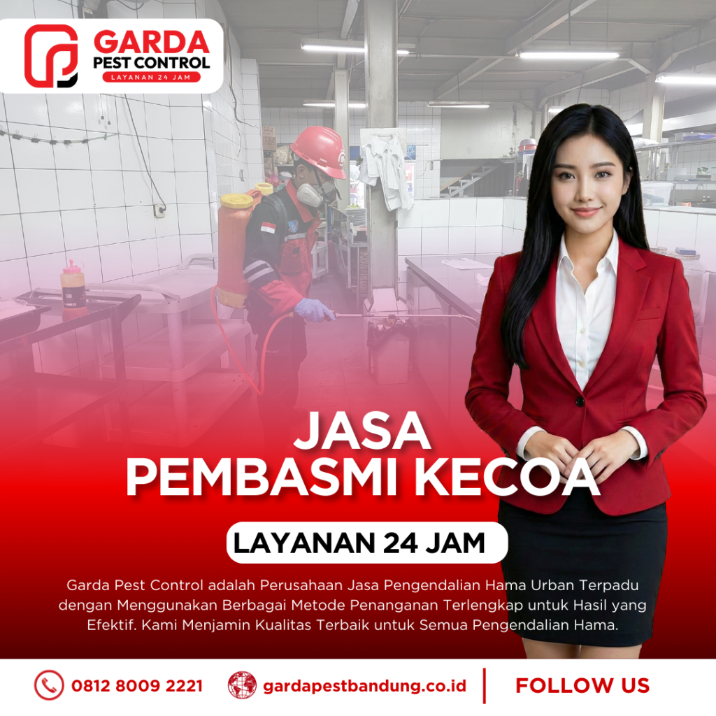 Jasa Pembasmi Kecoa di Bandung Efektif Paling Ampuh
