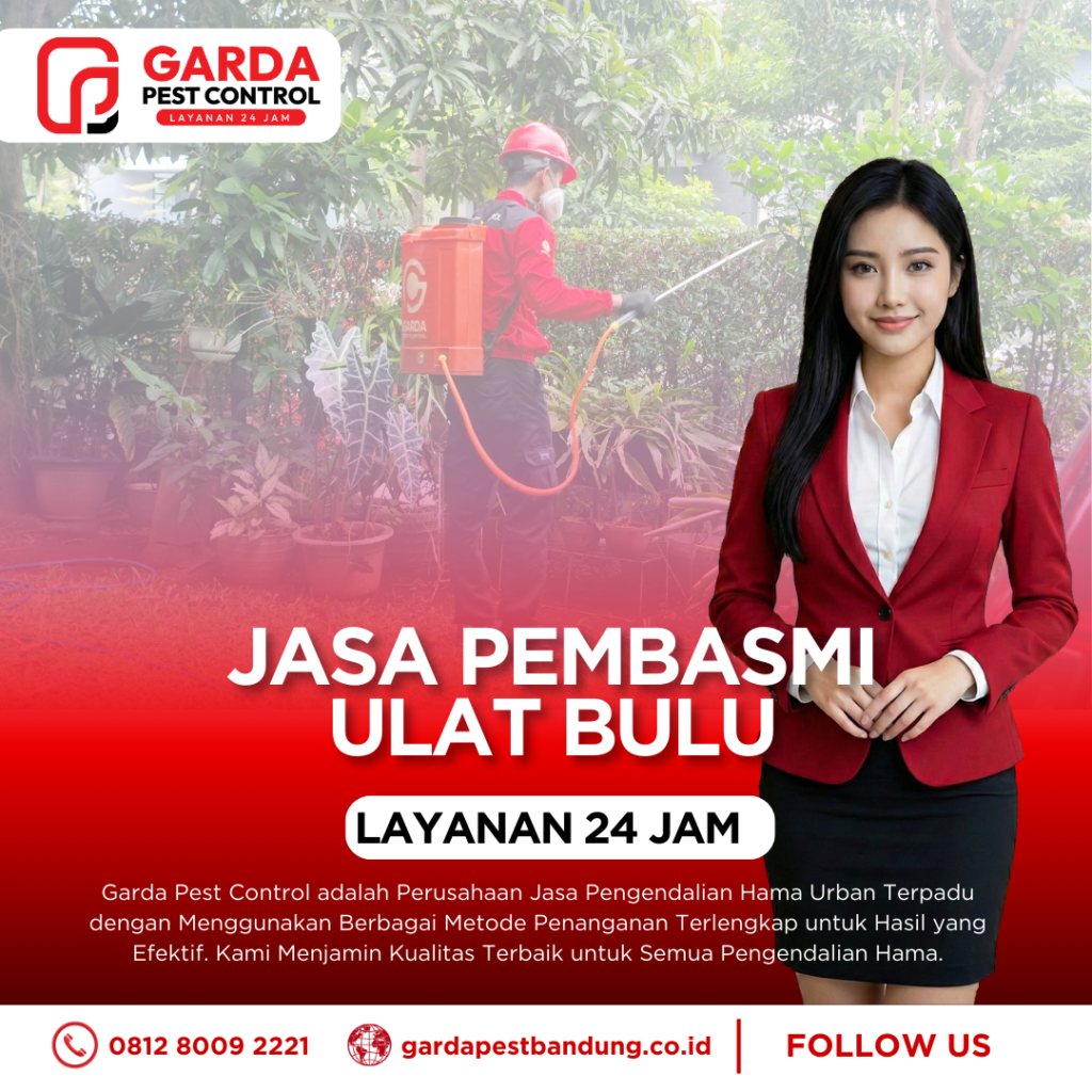 Jasa Pembasmi Ulat Bulu di Bandung Bergaransi Resmi