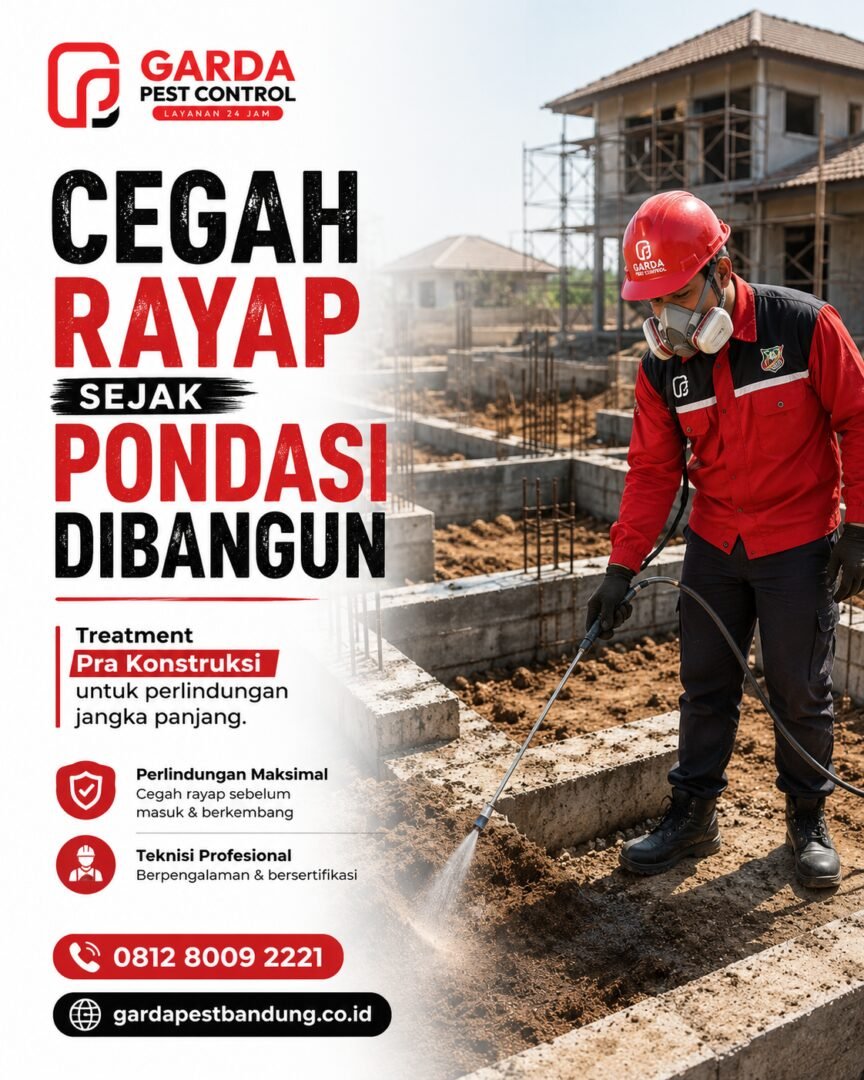 Anti Rayap Pasca Kontruksi di Bandung