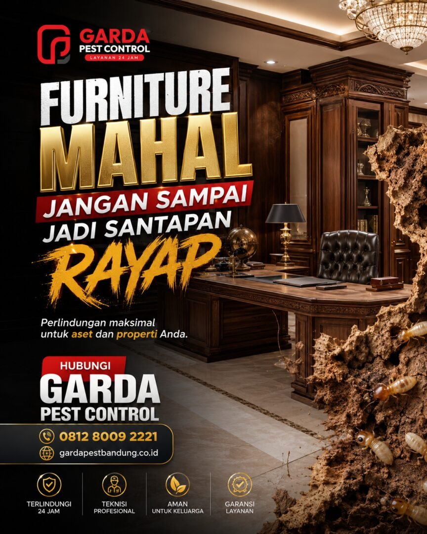 Garda Pest Control: Spesialis Anti Rayap Bandung untuk Perlindungan Properti yang Terbukti