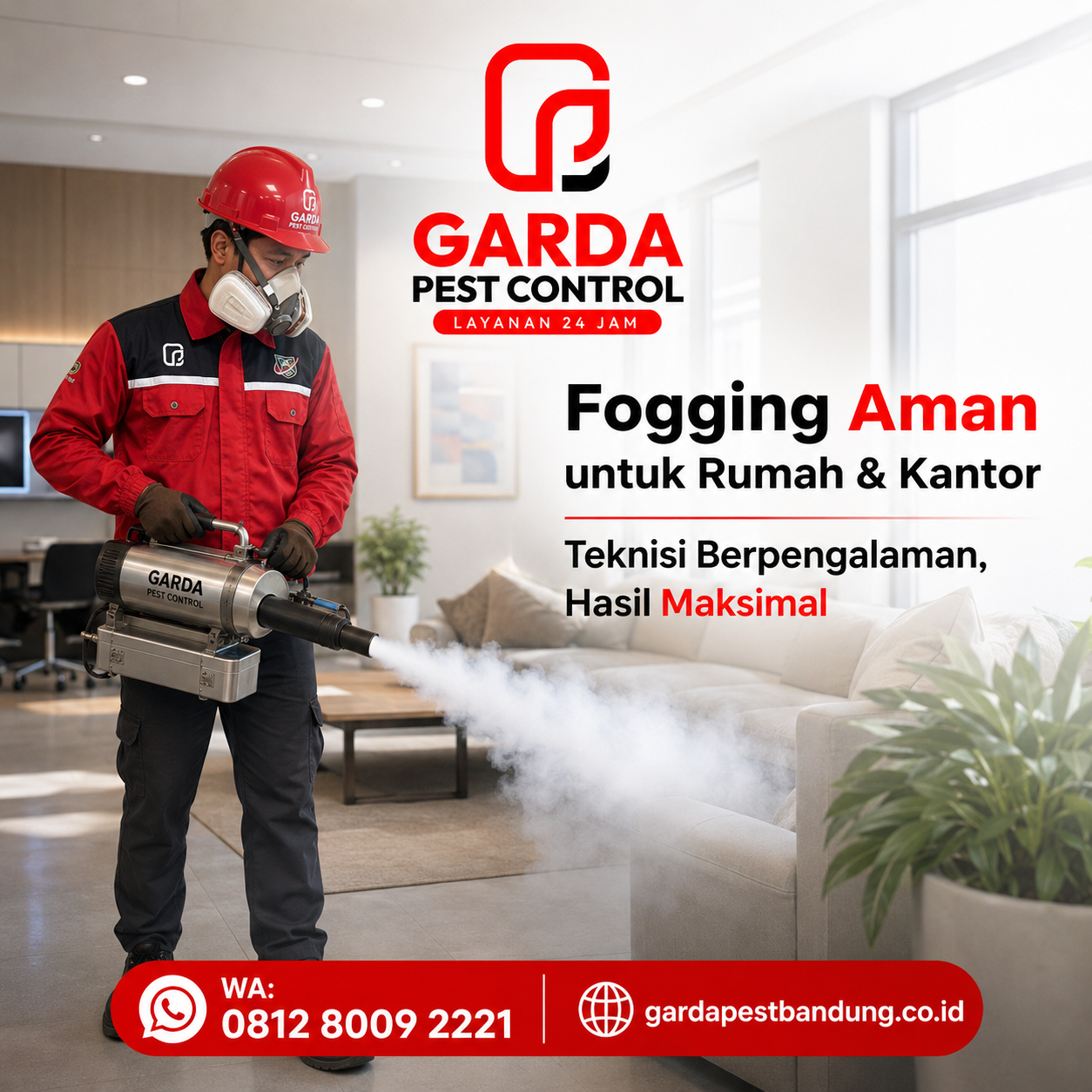 Jasa Fogging Nyamuk untuk Rumah di Bandung: Solusi Terpercaya Garda Pest Control