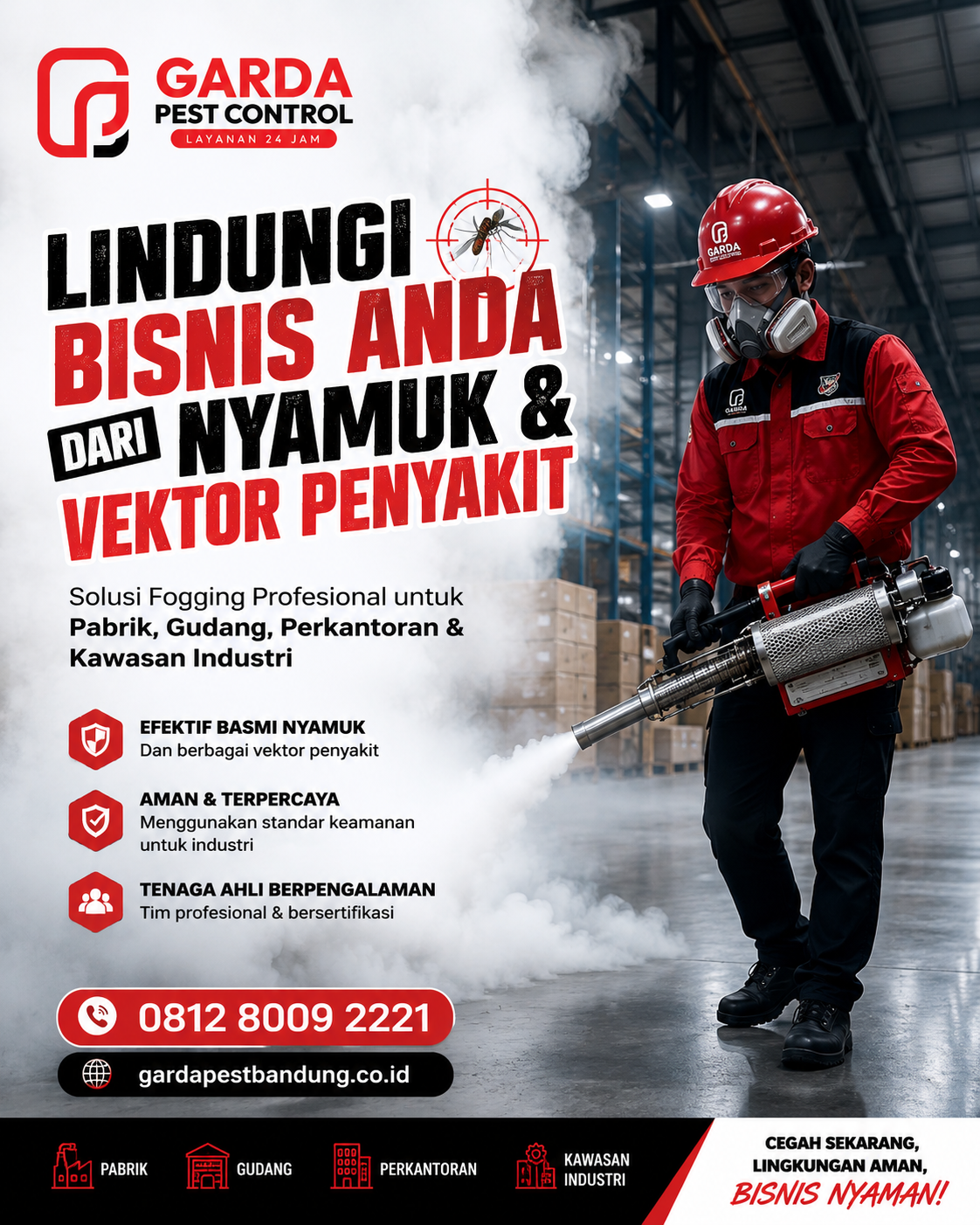 Biaya Fogging 1 RW di Bandung Paling Murah se Bandung