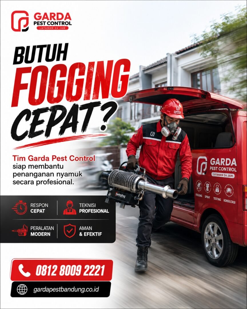 Layanan Pembasmi Nyamuk Bandung Terpercaya: Garda Pest Control Wujudkan Lingkungan Bebas Nyamuk