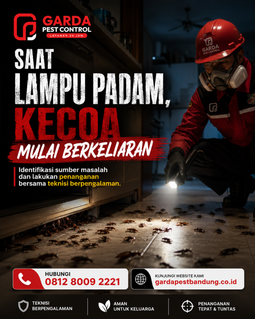Jasa Pembasmi Kecoa di Mobil Bandung