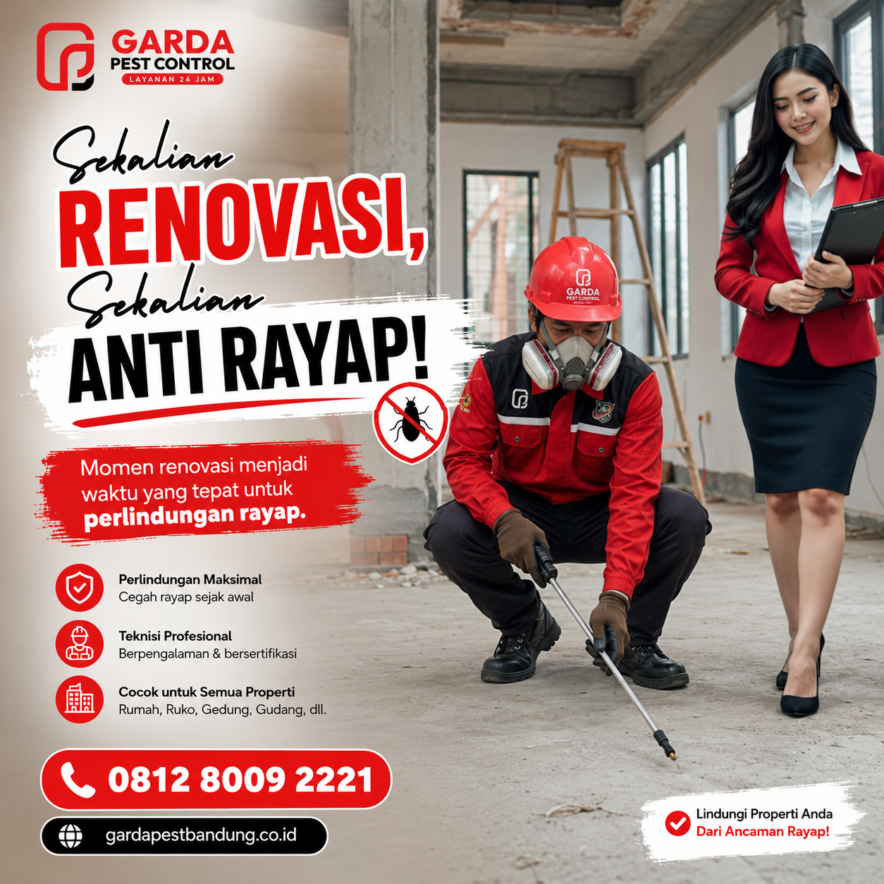 Biaya Jasa Anti Rayap Per Meter di Bandung: Rincian Tarif dan Panduan Lengkap