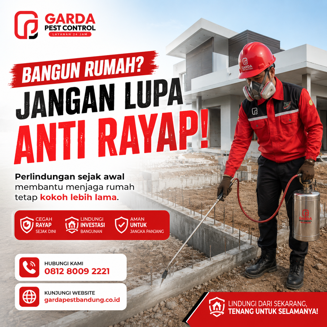 Jasa Anti Rayap Pra Konstruksi Bandung Cegah Kerusakan Struktur Bangunan