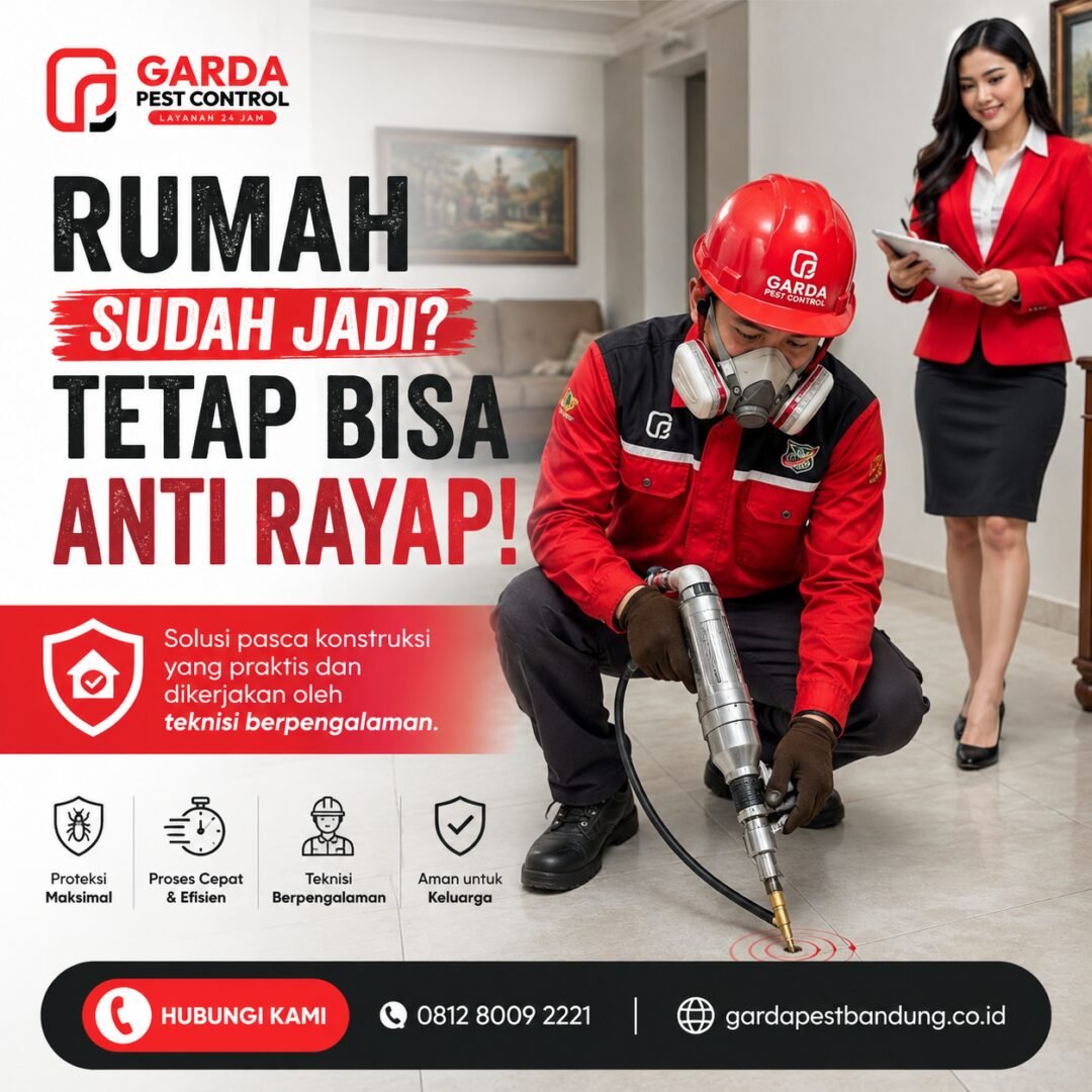 Anti Rayap Pasca Kontruksi di Bandung Timur