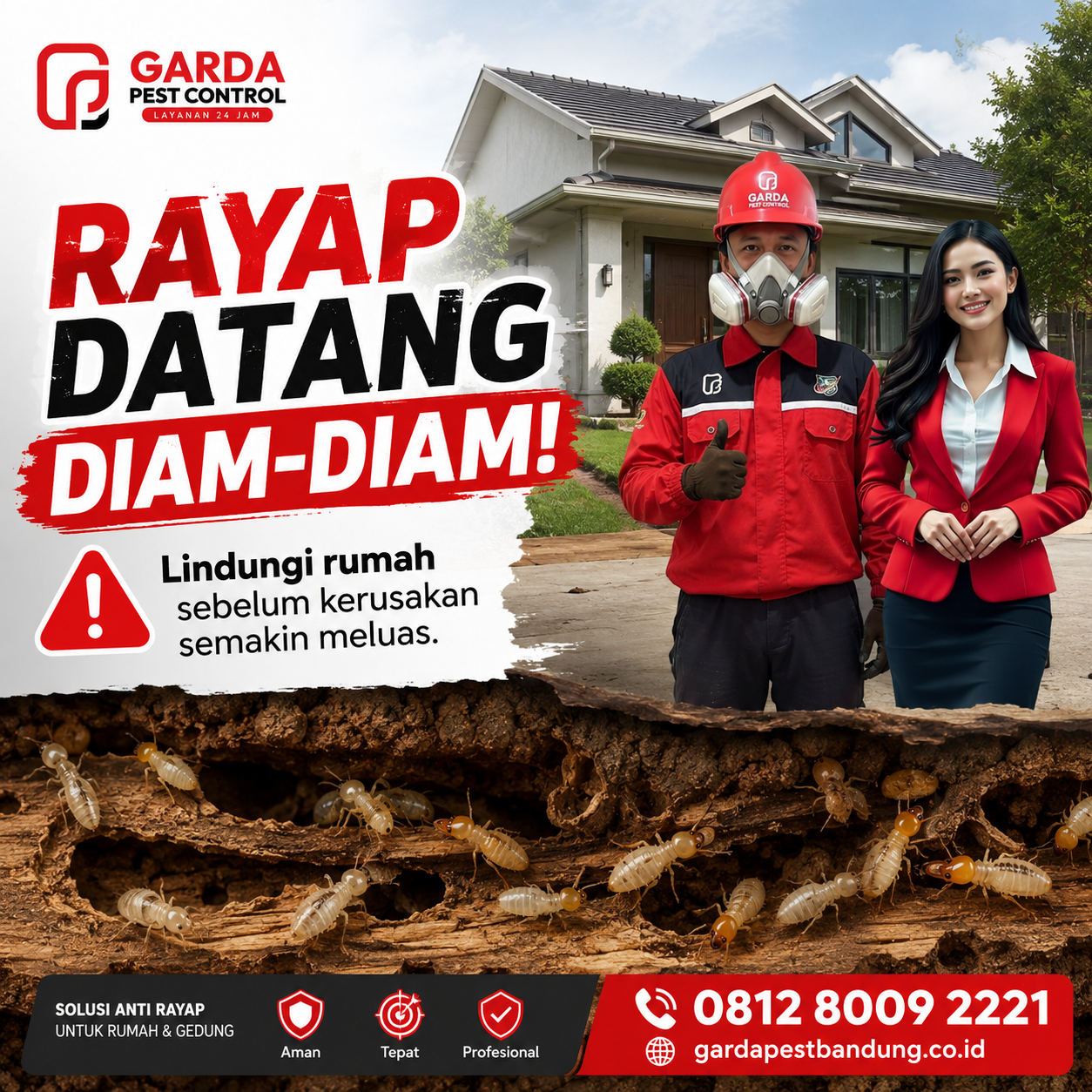 Jasa Pembasmi Rayap Murah