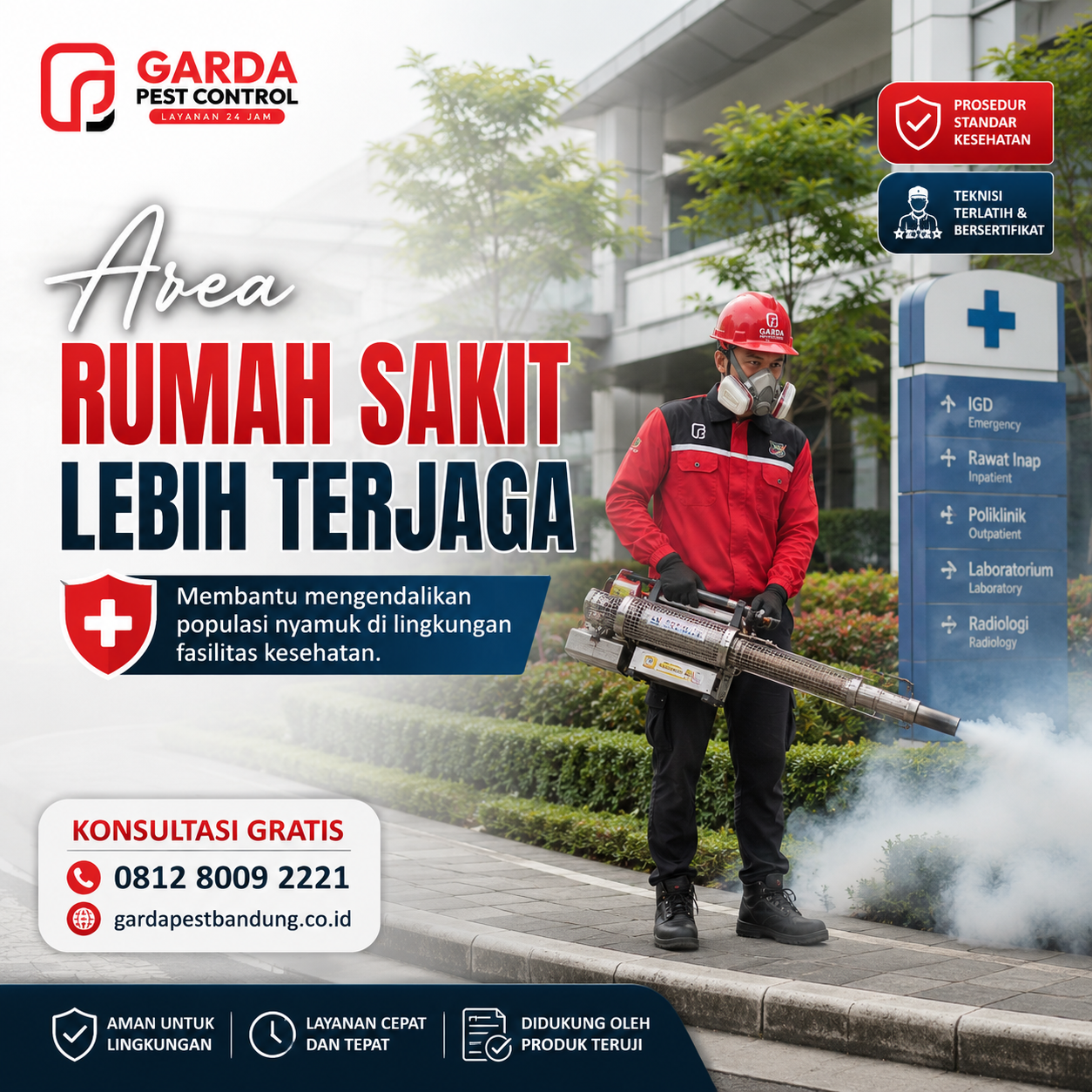 Jasa Fogging Nyamuk Restoran dan Area Komersial Bandung