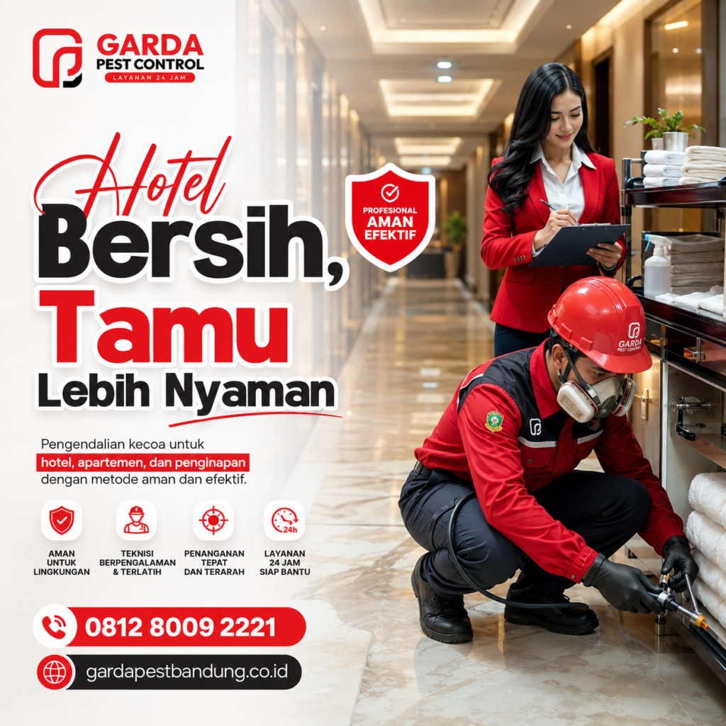 Jasa Pembasmi Kecoa di Babakan Ciparay BandungKecoa yang muncul sesekali mungkin terlihat sepele. Namun, jika kecoa mulai sering terlihat di dapur, kamar mandi, gudang, atau area usaha, kondisi tersebut perlu segera ditangani. Pasalnya, kecoa dapat bersembunyi di celah sempit dan berpindah dari satu area ke area lain.Bagi Anda yang mencari Jasa Pembasmi Kecoa di Babakan Ciparay Bandung, penanganan profesional dapat menjadi pilihan ketika cara sederhana belum memberikan hasil yang memadai. Garda Pest Control hadir sebagai pilihan layanan pengendalian hama yang dapat membantu menangani masalah kecoa sesuai kondisi di lokasi.Mengapa Kecoa Sering Muncul di Rumah?Kecoa menyukai tempat yang menyediakan makanan, air, serta ruang untuk bersembunyi. Karena itu, area tertentu di rumah sering menjadi lokasi yang menarik bagi kecoa.Beberapa kondisi yang dapat mendukung keberadaan kecoa antara lain:Sisa makanan yang tidak segera dibersihkan.
Tempat sampah yang terbuka.
Area lembap seperti kamar mandi dan dapur.
Saluran air atau drainase.
Celah pada dinding, lantai, dan perabot.
Tumpukan kardus atau barang yang jarang digunakan.Selain itu, kecoa dapat aktif pada malam hari. Akibatnya, penghuni rumah terkadang baru menyadari masalah ketika populasinya sudah cukup banyak.Kapan Membutuhkan Jasa Pembasmi Kecoa?Tidak semua kemunculan kecoa langsung membutuhkan layanan pest control. Namun, Anda perlu mempertimbangkan penanganan profesional ketika frekuensi kemunculannya terus meningkat.Tanda Masalah Kecoa Perlu DitanganiPerhatikan beberapa tanda berikut:Kecoa muncul berulang kali, terutama pada malam hari.
Anda menemukan kecoa di beberapa ruangan.
Kecoa terlihat di area dapur atau tempat penyimpanan makanan.
Terdapat kotoran atau jejak kecoa di sekitar tempat persembunyian.
Cara sederhana seperti menjaga kebersihan dan memasang perangkap belum menyelesaikan masalah.Dengan demikian, layanan pembasmi kecoa Bandung dapat membantu ketika masalah membutuhkan pendekatan yang lebih terarah.Jasa Pembasmi Kecoa di Babakan Ciparay Bandung untuk RumahRumah memiliki banyak area yang berpotensi menjadi tempat persembunyian kecoa. Dapur, kamar mandi, area cuci, gudang, dan bagian bawah perabot sering menjadi perhatian utama.Karena itu, penanganan sebaiknya tidak hanya berfokus pada kecoa yang terlihat. Petugas perlu memperhatikan area yang berpotensi menjadi tempat kecoa bersembunyi dan berpindah.Garda Pest Control dapat menjadi pilihan bagi pemilik rumah yang ingin menangani gangguan kecoa secara lebih terarah. Sebelum menentukan tindakan, kondisi lokasi dan tingkat gangguan perlu menjadi pertimbangan.Pembasmi Kecoa untuk Tempat UsahaMasalah kecoa juga dapat mengganggu aktivitas tempat usaha. Restoran, kafe, toko, gudang, kantor, dan berbagai fasilitas lainnya memiliki kondisi yang berbeda dari rumah.Terlebih lagi, area yang berkaitan dengan makanan membutuhkan perhatian lebih terhadap kebersihan dan pengendalian hama. Oleh karena itu, pemilik atau pengelola usaha perlu memiliki langkah pengendalian yang sesuai dengan kondisi operasional.Mengapa Penanganan Harus Terarah?Kecoa dapat bersembunyi di area yang sulit terlihat. Jika hanya membasmi kecoa yang tampak, masalah dapat kembali muncul ketika sumber persembunyiannya masih ada.Selanjutnya, petugas dapat mengevaluasi area yang memiliki risiko lebih tinggi. Pendekatan tersebut membantu menentukan tindakan yang sesuai dengan kondisi lokasi.Bagaimana Proses Pengendalian Kecoa?Setiap lokasi memiliki kondisi berbeda. Karena itu, proses penanganan dapat menyesuaikan tingkat gangguan dan karakteristik area.Secara umum, pengendalian dapat mencakup beberapa tahapan berikut:1. Pemeriksaan AreaPetugas mengamati area yang sering menjadi lokasi kemunculan kecoa. Selain itu, pemeriksaan juga dapat memperhatikan celah, area lembap, tempat penyimpanan, dan lokasi yang berpotensi menjadi tempat persembunyian.2. Identifikasi KondisiSelanjutnya, petugas mempertimbangkan kondisi lingkungan serta pola kemunculan kecoa. Informasi tersebut membantu menentukan pendekatan pengendalian yang sesuai.3. Tindakan PengendalianSetelah kondisi lokasi dipahami, petugas melakukan tindakan pengendalian sesuai kebutuhan. Metode yang digunakan perlu mempertimbangkan jenis area dan kondisi di lapangan.4. Evaluasi dan PencegahanSelain menangani kecoa, pemilik properti juga perlu memperbaiki kondisi yang dapat menarik kecoa. Misalnya, menjaga kebersihan, mengurangi kelembapan, menutup akses masuk, serta menyimpan makanan dengan baik.Tips Mengurangi Risiko Kecoa KembaliLayanan pest control bukan satu-satunya langkah yang perlu dilakukan. Kebiasaan di lingkungan juga berperan dalam menjaga area tetap tidak menarik bagi kecoa.Beberapa langkah yang dapat dilakukan yaitu:Bersihkan sisa makanan setelah aktivitas memasak.
Simpan makanan dalam wadah tertutup.
Buang sampah secara rutin.
Perbaiki kebocoran air.
Jaga area dapur dan kamar mandi tetap kering.
Kurangi tumpukan kardus dan barang tidak terpakai.
Tutup celah yang dapat menjadi akses masuk hama.Dengan menjaga kondisi lingkungan, Anda dapat membantu mengurangi faktor yang mendukung aktivitas kecoa.Mengapa Memilih Penanganan Profesional?Membasmi kecoa membutuhkan lebih dari sekadar menghilangkan kecoa yang terlihat. Kecoa dapat bersembunyi di lokasi yang sulit dijangkau sehingga pendekatan yang tepat perlu mempertimbangkan kondisi lingkungan.Selain itu, penggunaan produk pengendalian hama juga perlu mengikuti petunjuk penggunaan dan memperhatikan keamanan penghuni maupun aktivitas di dalam bangunan.Karena itu, menggunakan jasa pengendalian kecoa dapat membantu pemilik rumah maupun tempat usaha mendapatkan penanganan yang lebih terarah.Garda Pest Control untuk Pengendalian KecoaJika Anda sedang mencari Jasa Pembasmi Kecoa di Babakan Ciparay Bandung, Garda Pest Control dapat menjadi pilihan untuk konsultasi dan kebutuhan pengendalian kecoa.Sampaikan kondisi yang Anda alami, seperti lokasi kecoa sering muncul, jenis bangunan, serta tingkat gangguannya. Dengan informasi tersebut, kebutuhan penanganan dapat dibahas lebih lanjut.Butuh bantuan mengatasi kecoa di rumah atau tempat usaha? Hubungi Garda Pest Control melalui:Website: gardapestbandung.co.id
HP: 0812 8009 2221FAQ Jasa Pembasmi Kecoa di Babakan Ciparay Bandung
Apakah jasa pembasmi kecoa bisa untuk rumah?Ya. Layanan pengendalian kecoa dapat digunakan untuk kebutuhan rumah, terutama ketika kecoa sering muncul dan penanganan mandiri belum memberikan hasil yang diharapkan.Apakah bisa menangani kecoa di tempat usaha?Bisa. Tempat usaha memiliki karakteristik berbeda, sehingga penanganan perlu menyesuaikan kondisi dan aktivitas di lokasi.Apakah kecoa hanya muncul karena rumah kotor?Tidak selalu. Kecoa juga dapat masuk melalui celah, saluran, atau area tertentu yang menyediakan kelembapan dan tempat berlindung. Karena itu, kebersihan tetap penting, tetapi akses masuk dan kondisi lingkungan juga perlu diperhatikan.Bagaimana cara mengurangi kecoa setelah penanganan?Jaga kebersihan area, simpan makanan dengan baik, kurangi kelembapan, buang sampah secara rutin, dan tutup celah yang berpotensi menjadi akses masuk kecoa.Bagaimana cara menghubungi Garda Pest Control Bandung?Anda dapat menghubungi Garda Pest Control melalui 0812 8009 2221 atau mengunjungi gardapestbandung.co.id untuk membahas kebutuhan pengendalian kecoa.