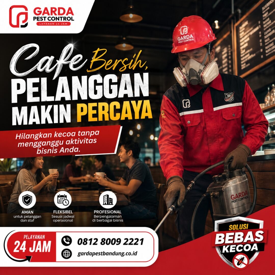 Jasa Pembasmi Kecoa untuk Restoran dan Cafe di Bandung yang Tepat untuk Area Makan Bersih