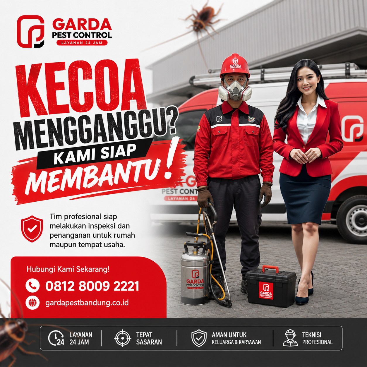 Jasa Pembasmi Kecoa untuk Apartemen di Bandung yang Tepat untuk Hasil Bersih