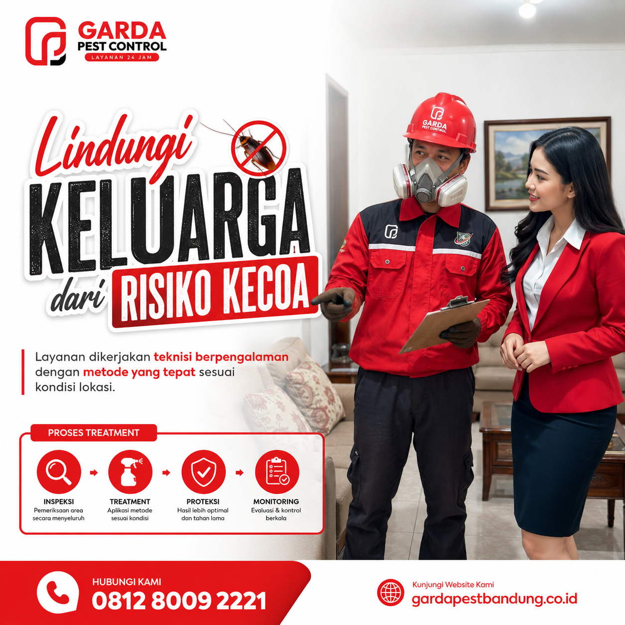 Layanan Jasa Pembasmi Kecoa untuk Rumah di Bandung: Cara Tepat Atasi Sarang di Rumah
