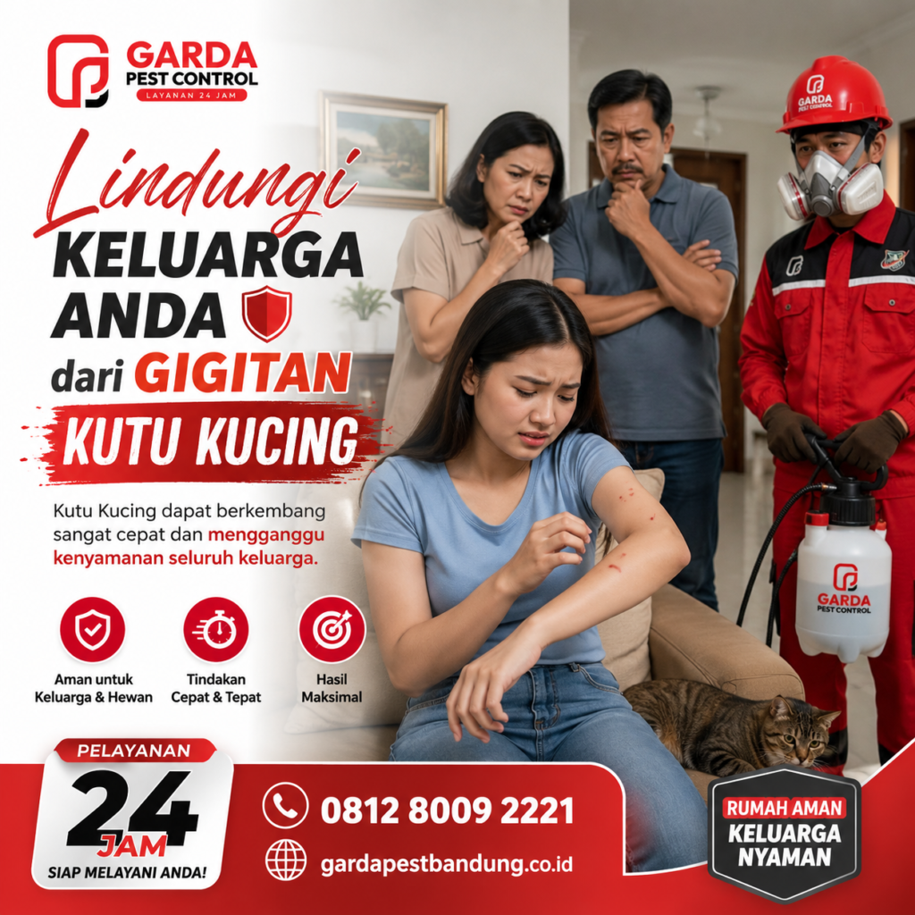 Jasa Pembasmi Kutu Kucing di Bandung Termurah
