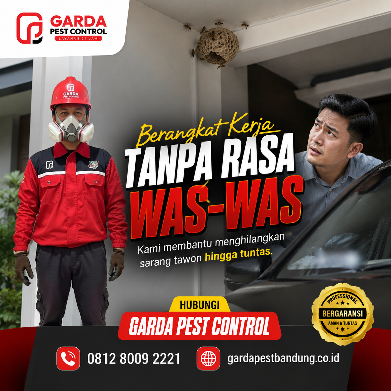 Jasa Basmi Tawon Bandung Terbaik dan Terpercaya - Gambar 3