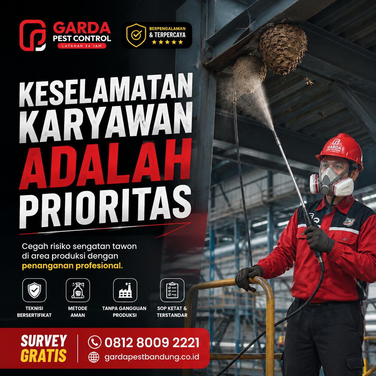 Jasa Basmi Tawon Bandung Terbaik dan Terpercaya - Gambar 2