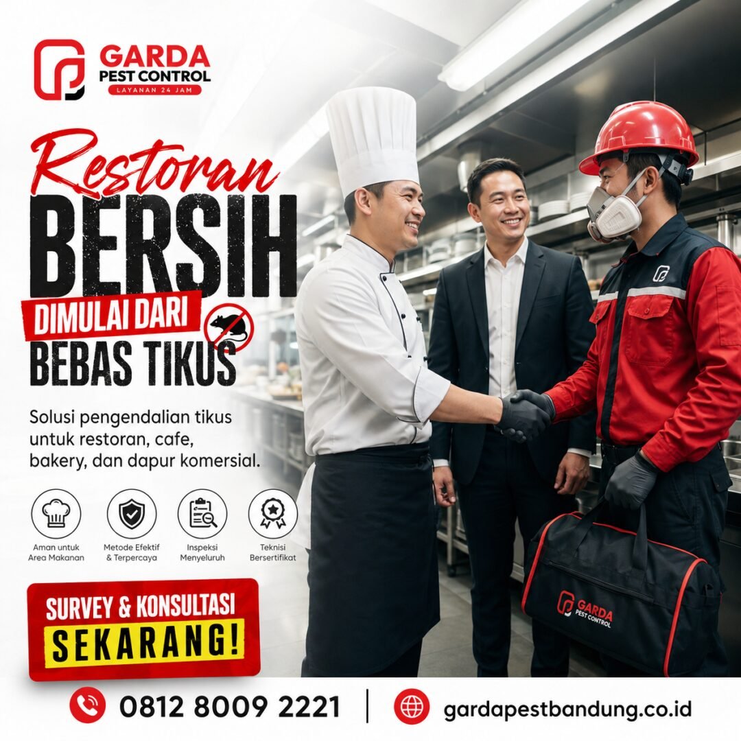 Layanan Jasa Pembasmi Tikus Restoran Bandung Terbaik untuk Dapur Usaha Kuliner