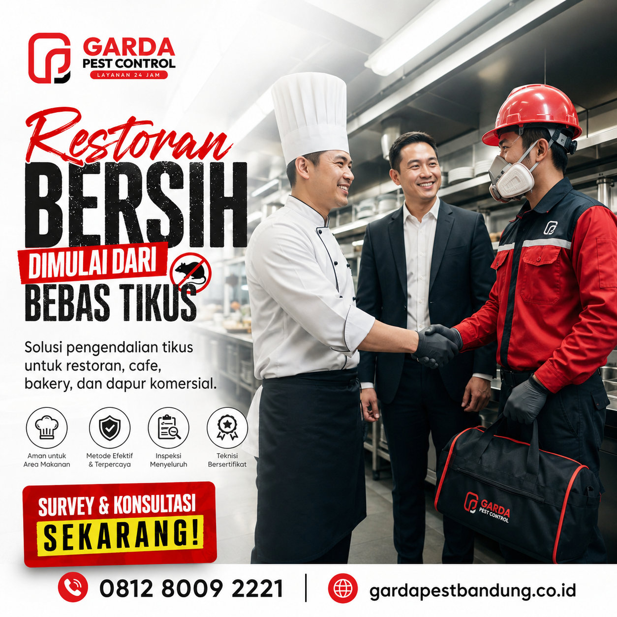 Layanan Jasa Pembasmi Tikus Restoran Bandung Terbaik untuk Dapur Usaha Kuliner