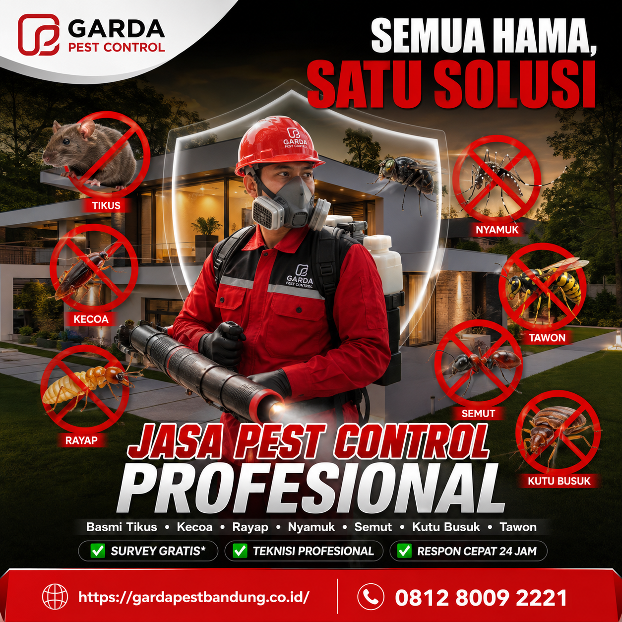 Jasa Pest Control Rayap Bandung: Solusi Tuntas Atasi Serangan Rayap yang Merusak