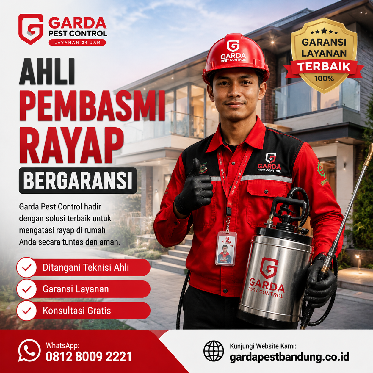 Jasa Anti Rayap Rumah Kayu dan Interior Bandung: Solusi Tuntas Lindungi Hunian