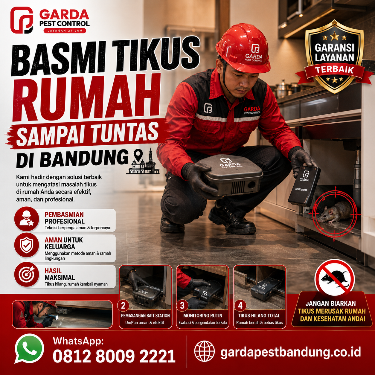Biaya Jasa Pembasmi Tikus di Bandung Terbaru dan Rincian Layanan