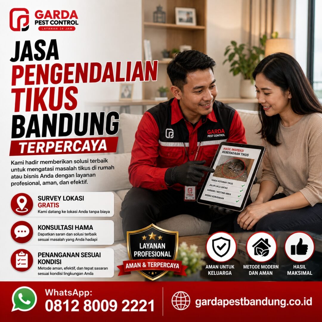Jasa Pembasmi Tikus untuk Restoran di Bandung Bergaransi Tuntas