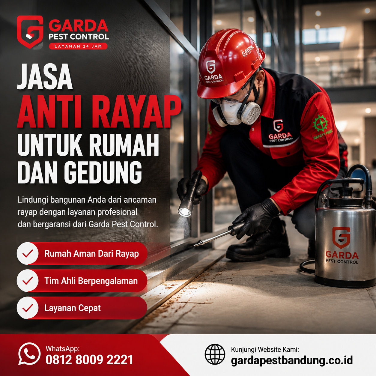 Jasa Anti Rayap Pra Konstruksi Bandung Cegah Kerusakan Struktur Bangunan