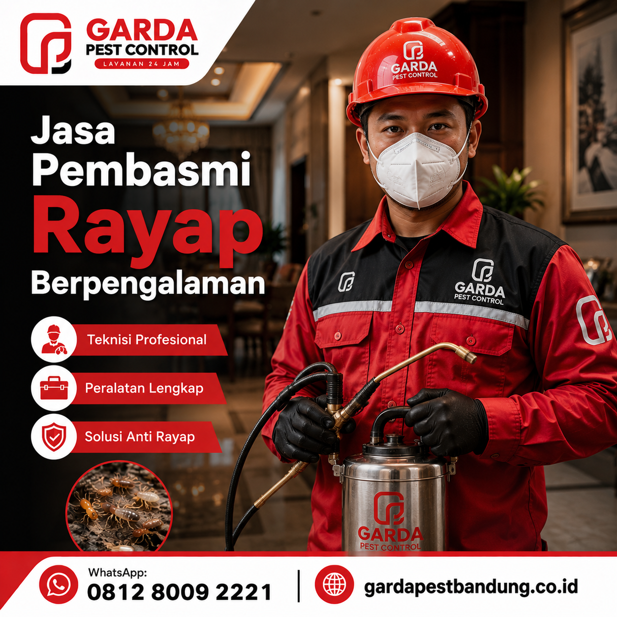 Jasa Anti Rayap Pra Konstruksi Bandung Cegah Kerusakan Struktur Bangunan